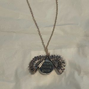 Sunflower Necklaces For Women Rose Gold Silver Long Pendant